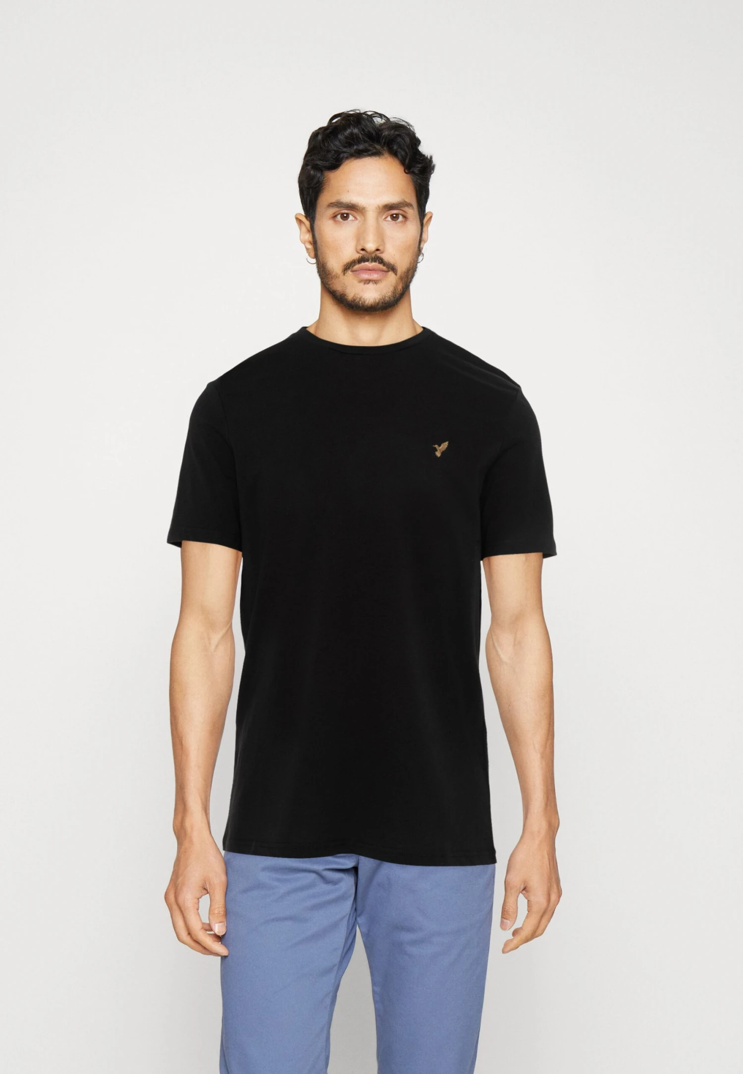 Pier One 5 Pack - Basic T-Shirt - White/Ark Green/Blue 6 Pier One 5 Pack - Basic T-Shirt - White/Ark Green/Blue - Image 4