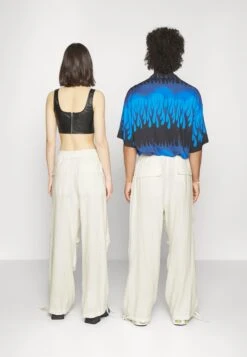 YOURTURN Genderless Parachute Unisex - Trousers - White -Fashion Store 0c77b5c732f14400b52ed89d37d8294d