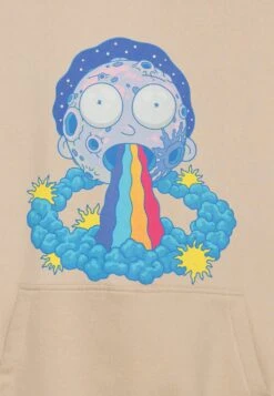 YOURTURN Rick And Morty Unisex - Hoodie - Beige -Fashion Store 0e9b910241e34ba5840b53cf20f5bcbe