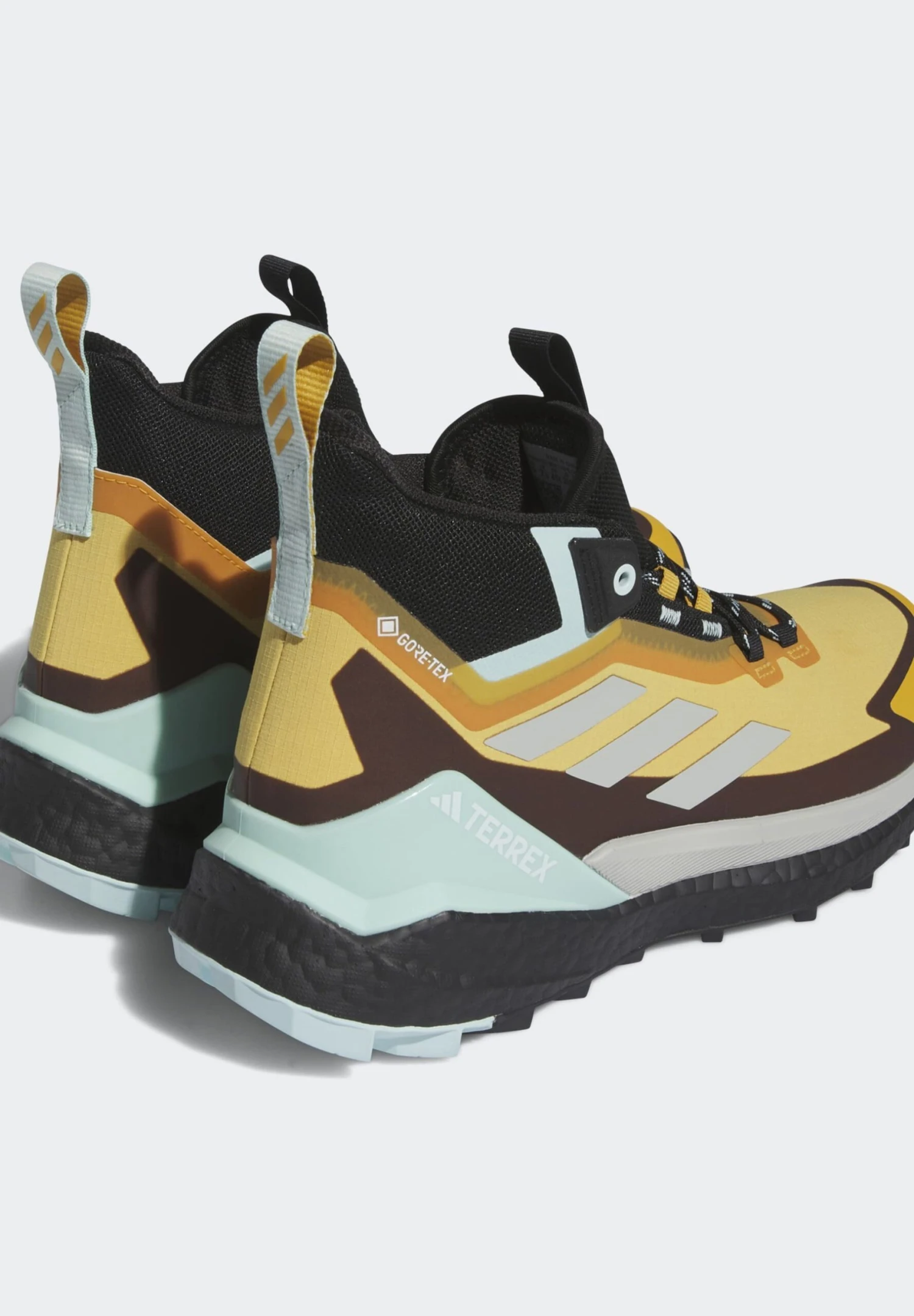 Adidas TERREX Free Hiker 2 Gore-Tex- Hiking Shoes - Preloved Yellow/Silver/Semi Flash Aqua 6 Adidas TERREX Free Hiker 2 Gore-Tex- Hiking Shoes - Preloved Yellow/Silver/Semi Flash Aqua - Image 4