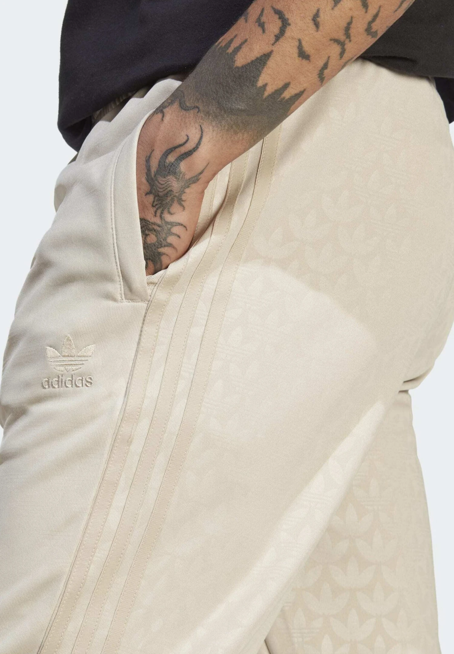 Adidas Originals Graphics Monogram Sst- Tracksuit Bottoms - Beige 5 Adidas Originals Graphics Monogram Sst- Tracksuit Bottoms - Beige - Image 3