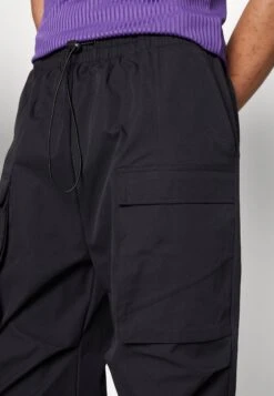 YOURTURN Unisex - Cargo Trousers - Black -Fashion Store 12c0eb3432924e5180ee844ffb94cc93