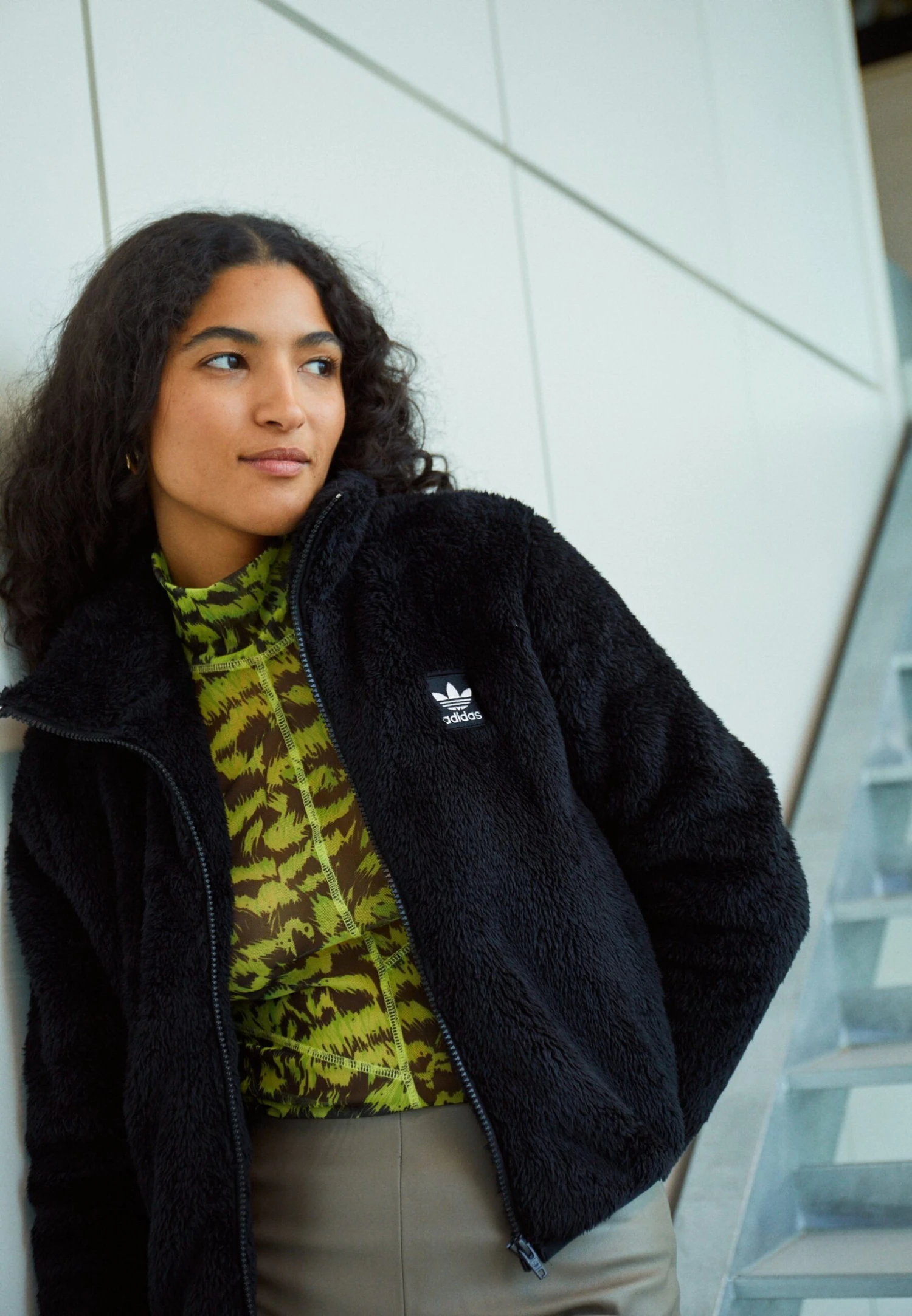 Adidas Originals Essentials Fluffy Zip - Winter Jacket 3 Adidas Originals Essentials Fluffy Zip - Winter Jacket