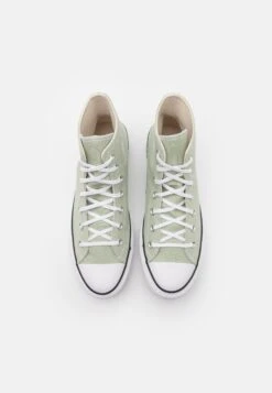 Converse Chuck Taylor All Star Lift Platform Seasonal Color - High-Top Trainers - Summit Sage/White/Black -Fashion Store 21f9cb7e81434522bf670d1a85ae2398