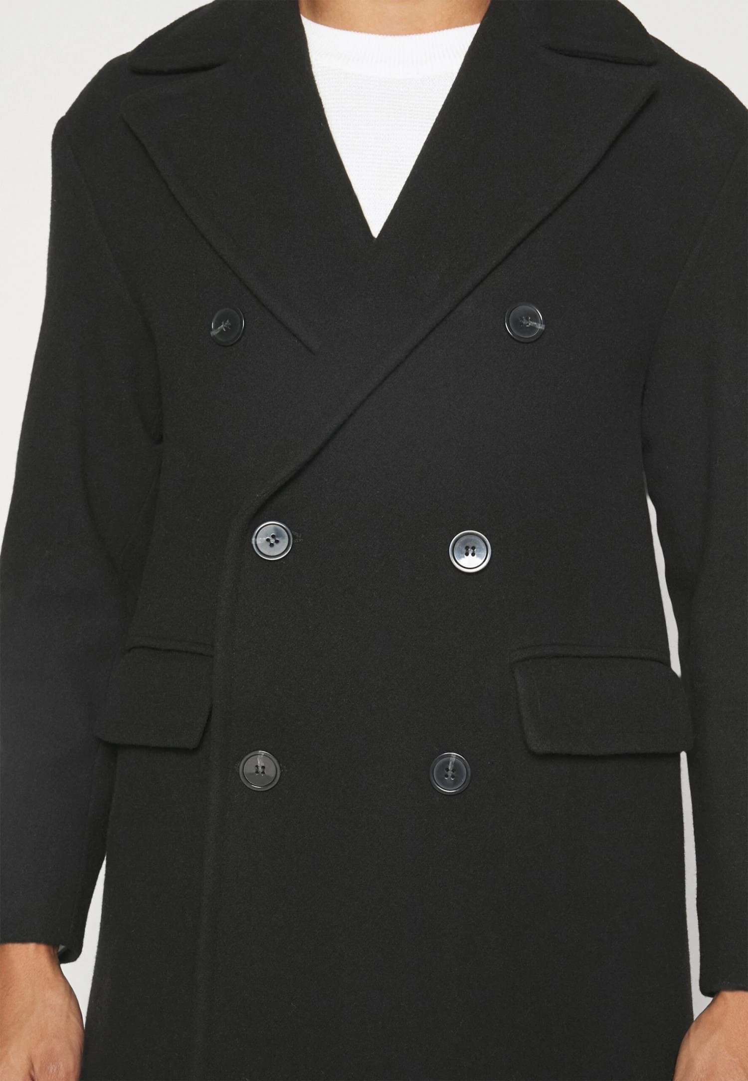 Long Coat - Classic Coat - Black 9 Long Coat - Classic Coat - Black - Image 7