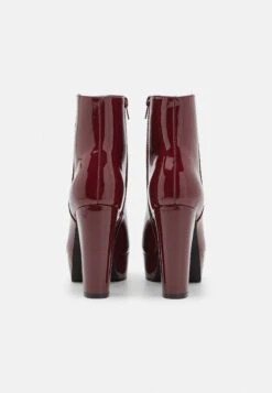 Anna Field High Heeled Ankle Boots - Dark Red -Fashion Store 2a5b99900a9343c581fcd9117be722b4