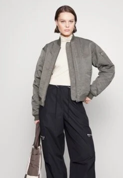 SAMSØE SAMSØE Mae Bomber - Bomber Jacket - Dark Brindle -Fashion Store 2b1639a112d14dc3a29f446a1f30de1b