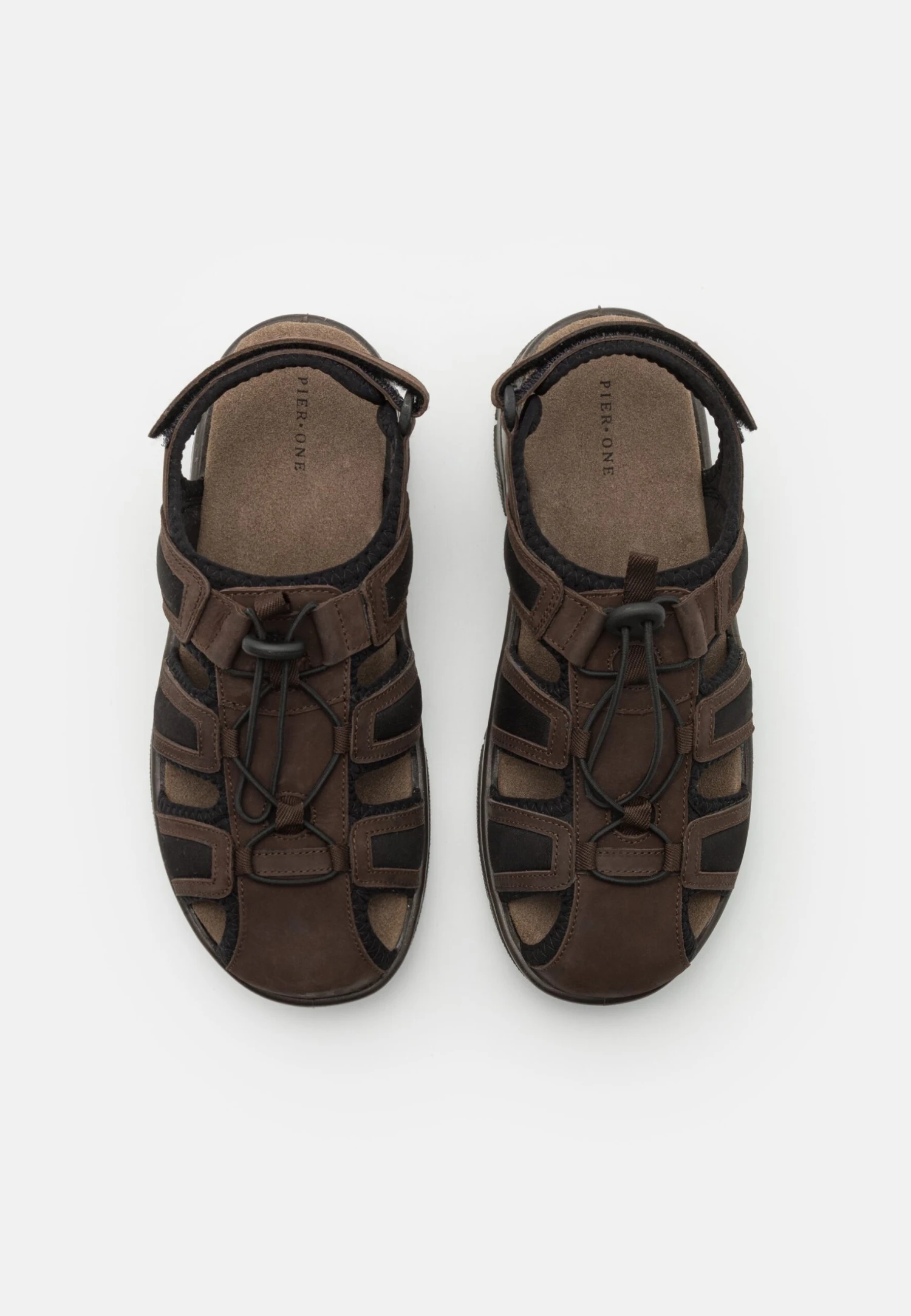 Pier One Leather - Walking Sandals - Brown 6 Pier One Leather - Walking Sandals - Brown - Image 4