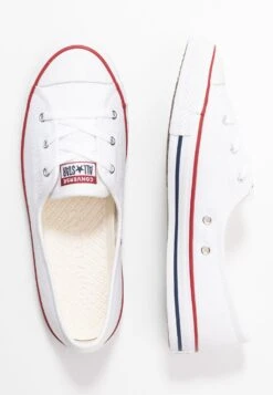 Converse Chuck Taylor All Star Ballet Lace - Trainers - White/Garnet/Navy -Fashion Store 3a4e579ad9404d108cf142369599f2f3