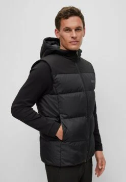 Boss V Hamar1 - Waistcoat - Black One -Fashion Store 3f87c1600e16482dbd37bf491e704044