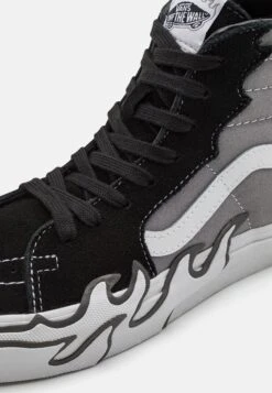 Vans Sk8-Hi Flame Unisex - High-Top Trainers - Gray -Fashion Store 433169a67cc84682bc96c71cbeee623e