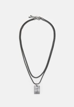 Jack & Jones Jacbaza Necklace 2 Pack - Necklace - Black