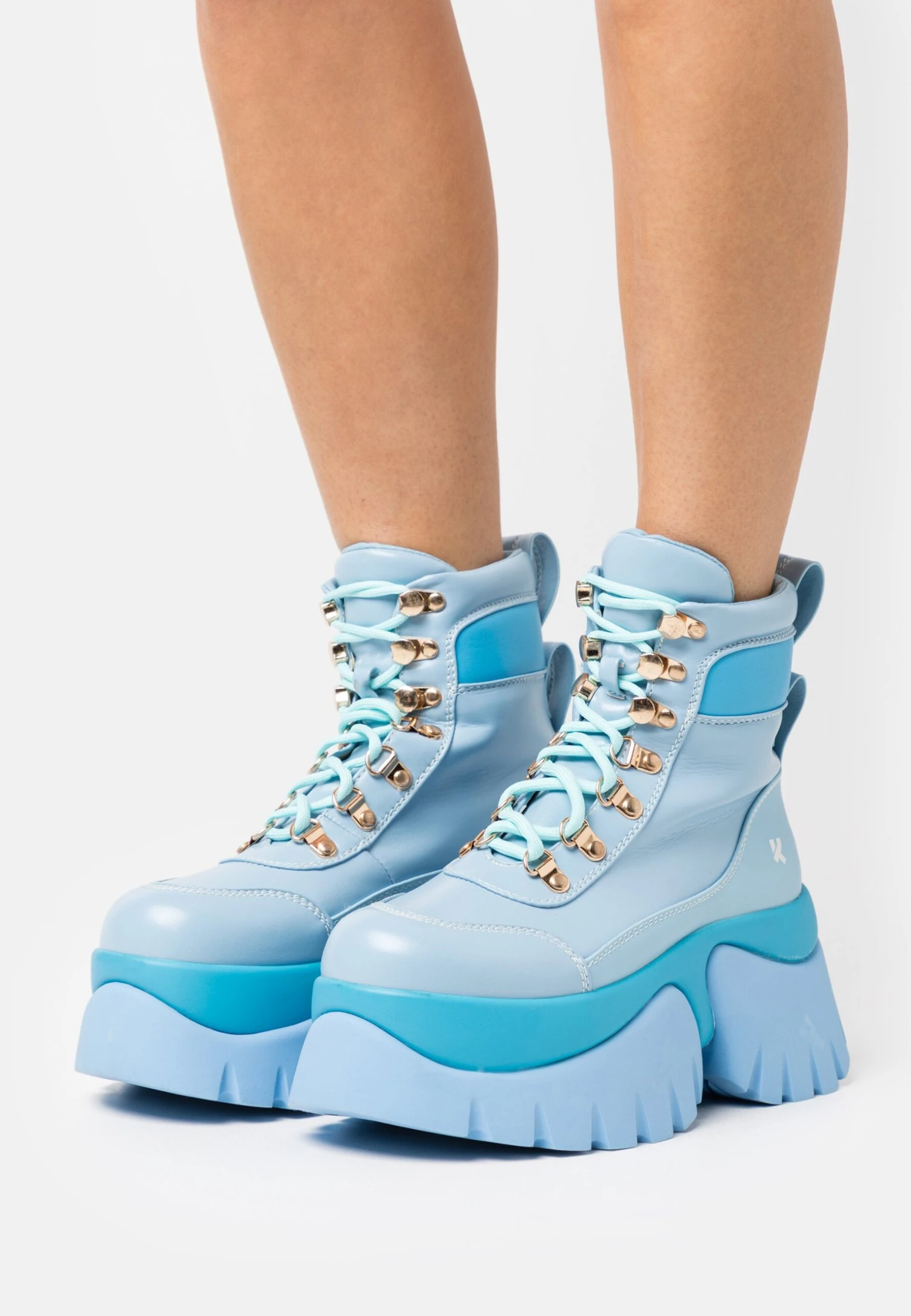 KOI FOOTWEAR Melanie Martinez Crybaby Platform Boots - Platform Ankle Boots - Blue 3 KOI FOOTWEAR Melanie Martinez Crybaby Platform Boots - Platform Ankle Boots - Blue