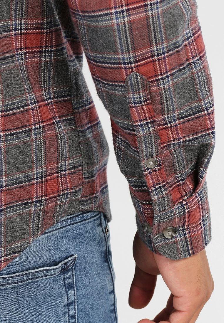 Pier One Shirt - Grey/Coral 7 Pier One Shirt - Grey/Coral - Image 5