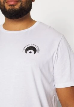YOURTURN Eye Moon Tee Unisex - Print T-Shirt - White -Fashion Store 56ce331059a24c8899d65fca950cb314