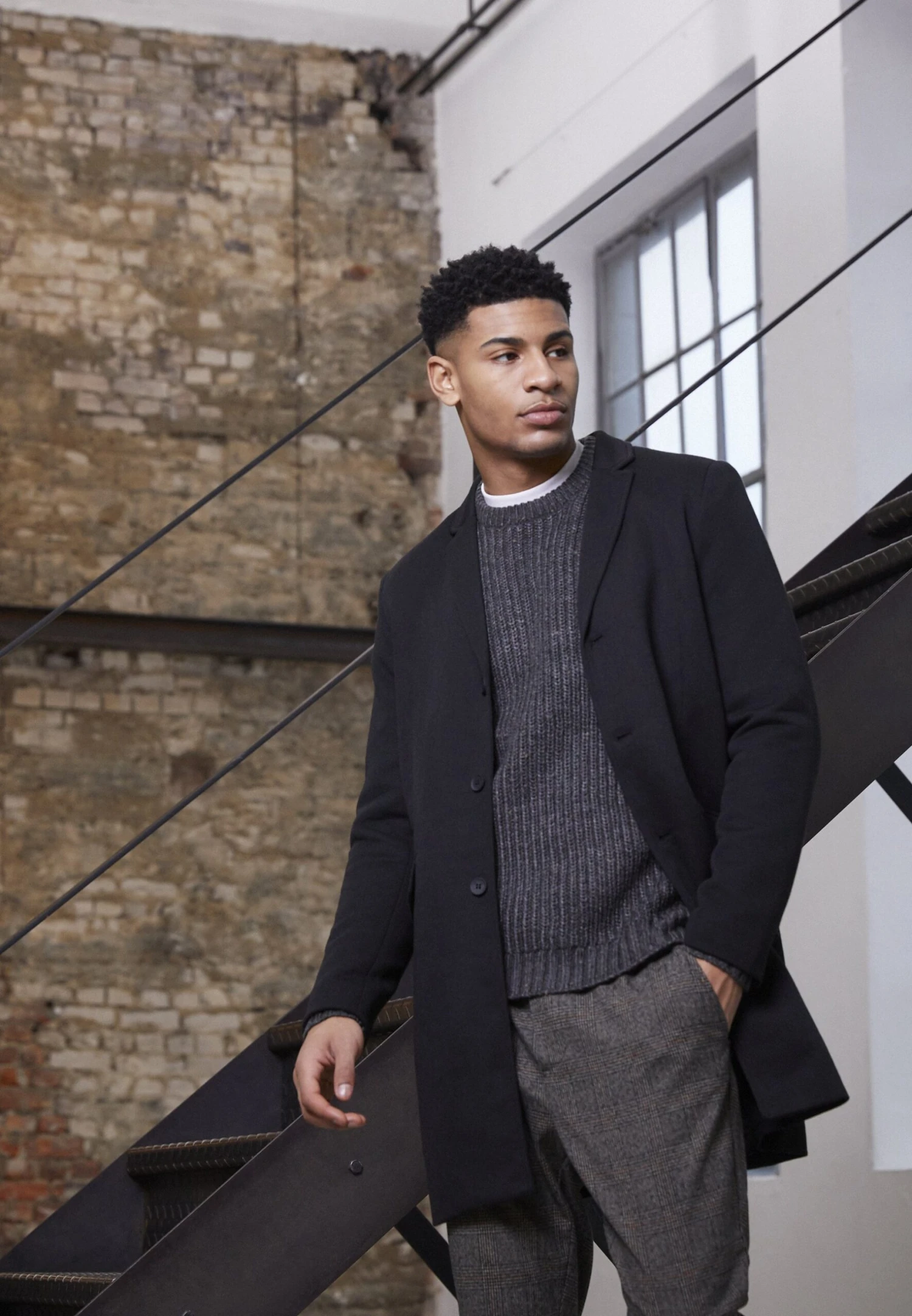 Only & Sons Onsjulian King Coat - Classic Coat - Black 3 Only & Sons Onsjulian King Coat - Classic Coat - Black