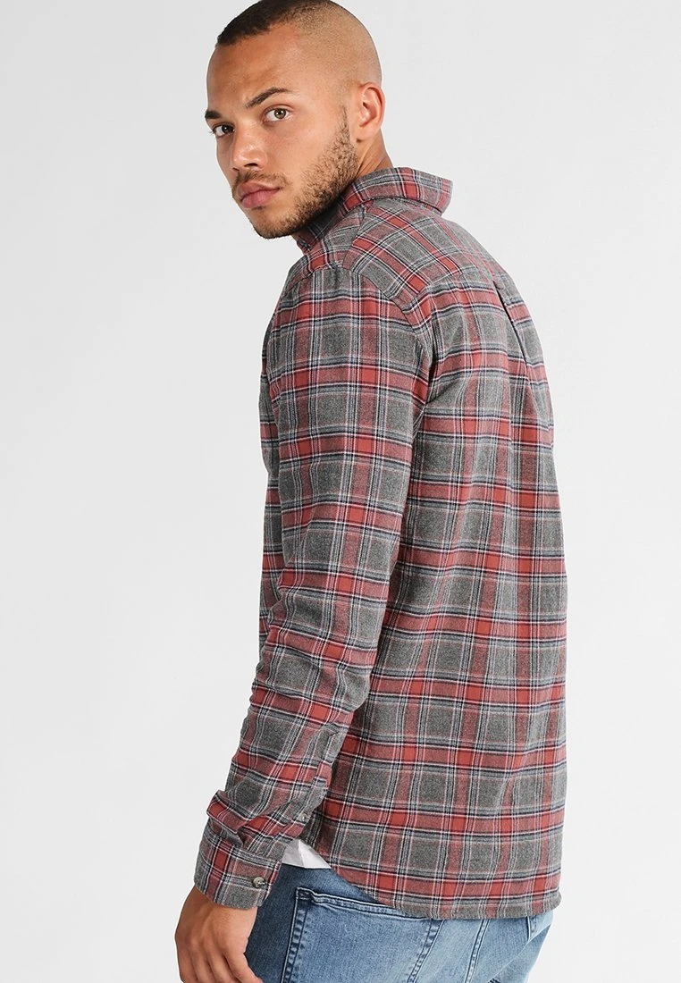 Pier One Shirt - Grey/Coral 5 Pier One Shirt - Grey/Coral - Image 3