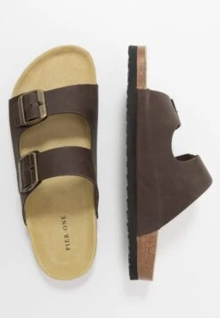 Pier One Unisex - Slippers - Brown 9 Pier One Unisex - Slippers - Brown -Fashion Store 62cb68a7a3054dbf9acf1c811e08fed1