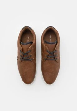 Pier One Casual Lace-Ups - Cognac/White -Fashion Store 640bfce7340948fdabf914861e9bbb2b