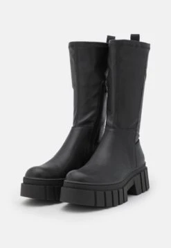 ONLY Shoes Onlbaiza Mid Sock Boot - Platform Boots - Black -Fashion Store 6683f56420a14cdf9380788d30fd69db