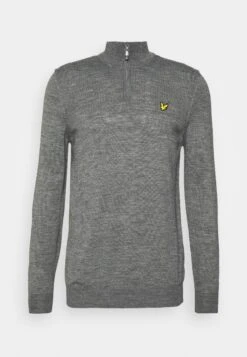 Lyle & Scott Golf Core Zip Mix - Jumper - Mid Grey Marl 10 Lyle & Scott Golf Core Zip Mix - Jumper - Mid Grey Marl -Fashion Store 7b3c62f5eb604d00b154f56fbe5f7cc0