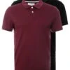 Pier One 2 Pack - Polo Shirt - Bordeaux/Black -Fashion Store 80c61fbab13d4f348c95aacb92cd3122