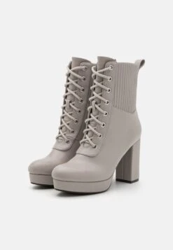 Anna Field High Heeled Ankle Boots - Grey 10 Anna Field High Heeled Ankle Boots - Grey -Fashion Store 8518b611ad244e06b8c77fb9c36e5f0f