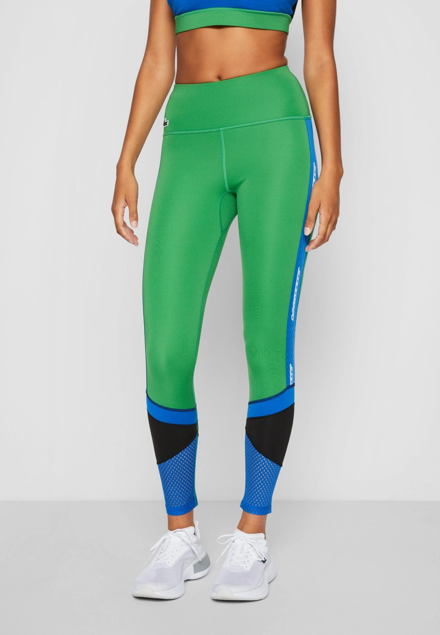 Lacoste Sport High Waist Active - Leggings - Tarragon/Kingdom/Black 5 Lacoste Sport High Waist Active - Leggings - Tarragon/Kingdom/Black - Image 3