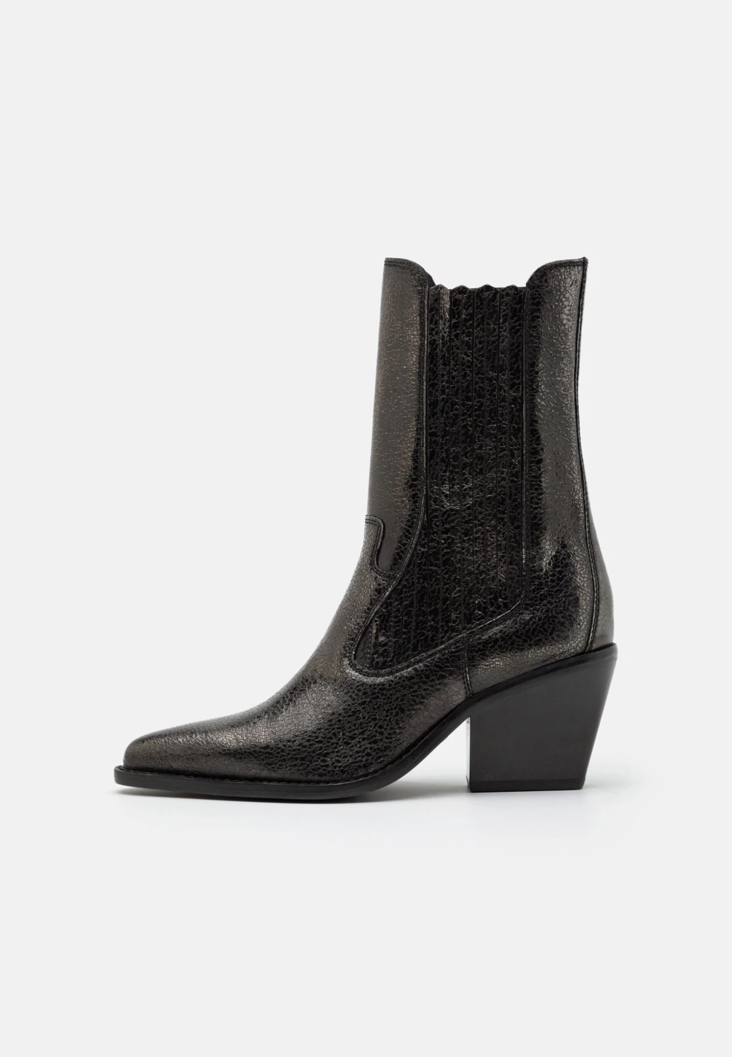 Bronx Next Low Kole - Cowboy/Biker Ankle Boot - Gunmetal 4 Bronx Next Low Kole - Cowboy/Biker Ankle Boot - Gunmetal - Image 2