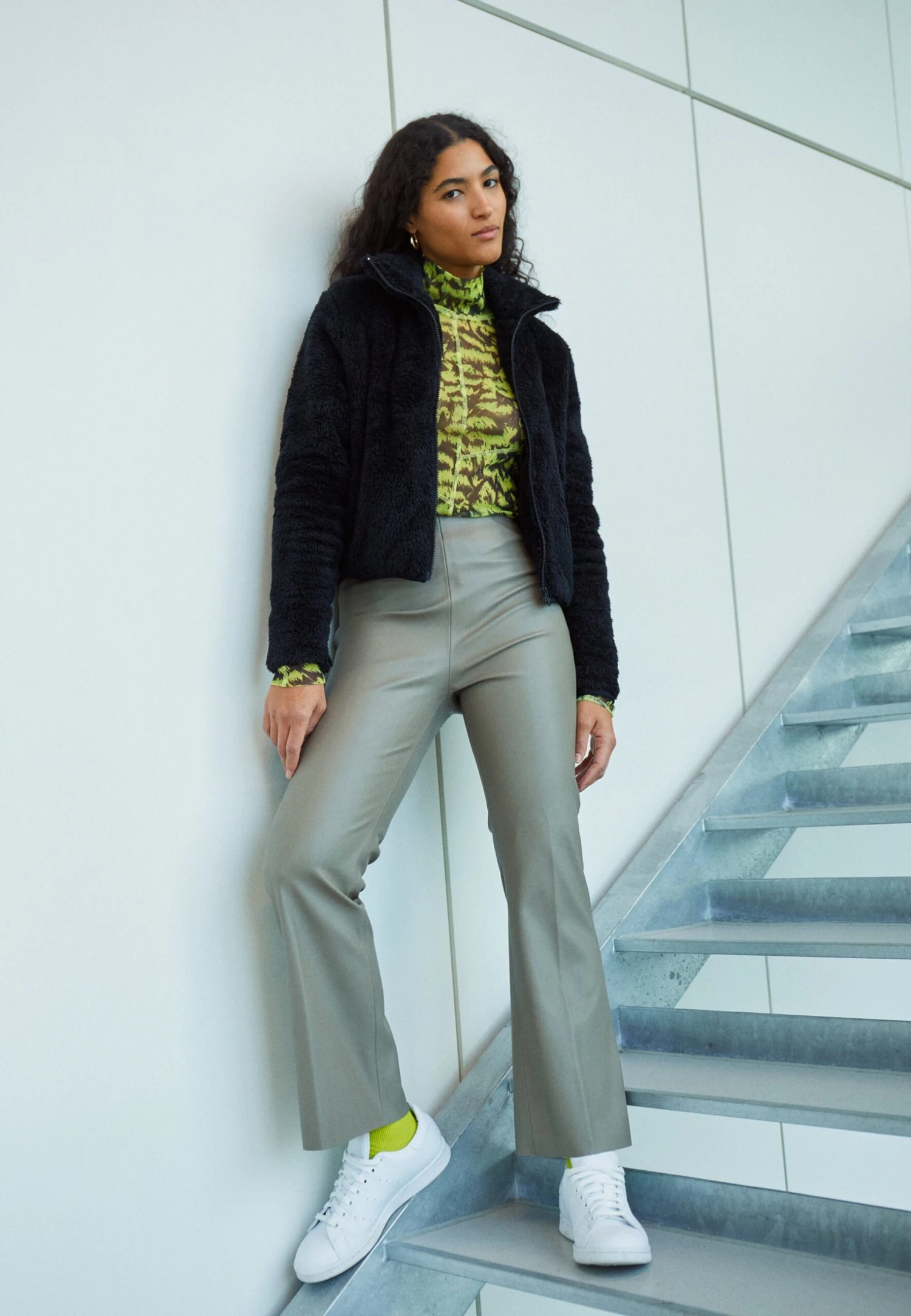 Adidas Originals Essentials Fluffy Zip - Winter Jacket 4 Adidas Originals Essentials Fluffy Zip - Winter Jacket - Image 2