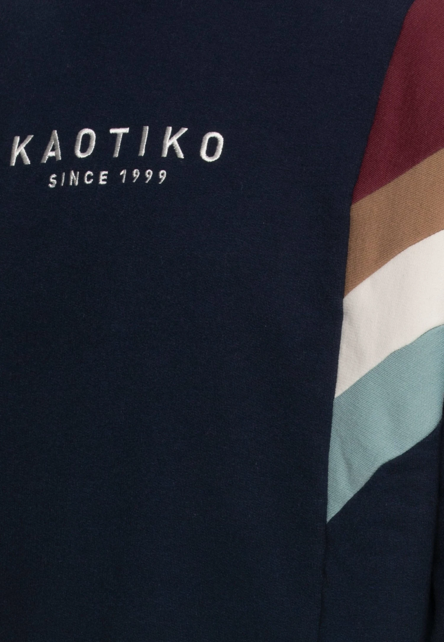 Kaotiko Crew Seattle Unisex - Sweatshirt - Navy/Dark Burgundy/Ivory 5 Kaotiko Crew Seattle Unisex - Sweatshirt - Navy/Dark Burgundy/Ivory - Image 3