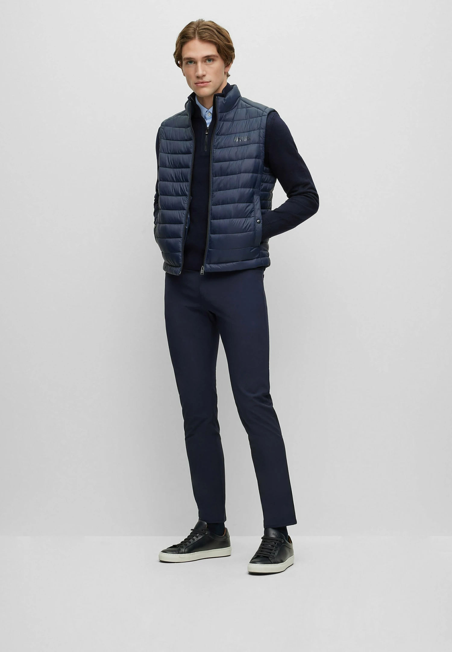 Boss Delaware3 1 20 - Straight Leg Jeans - Dark Blue Four 4 Boss Delaware3 1 20 - Straight Leg Jeans - Dark Blue Four - Image 2