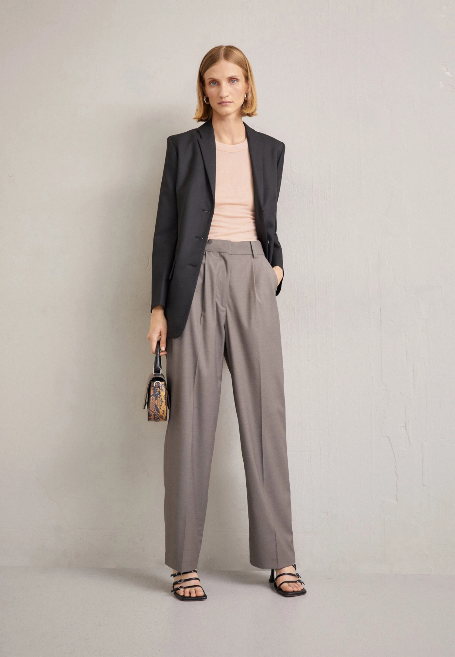 By Malene Birger Essentials Porter - Short Coat - Black 4 By Malene Birger Essentials Porter - Short Coat - Black - Image 2