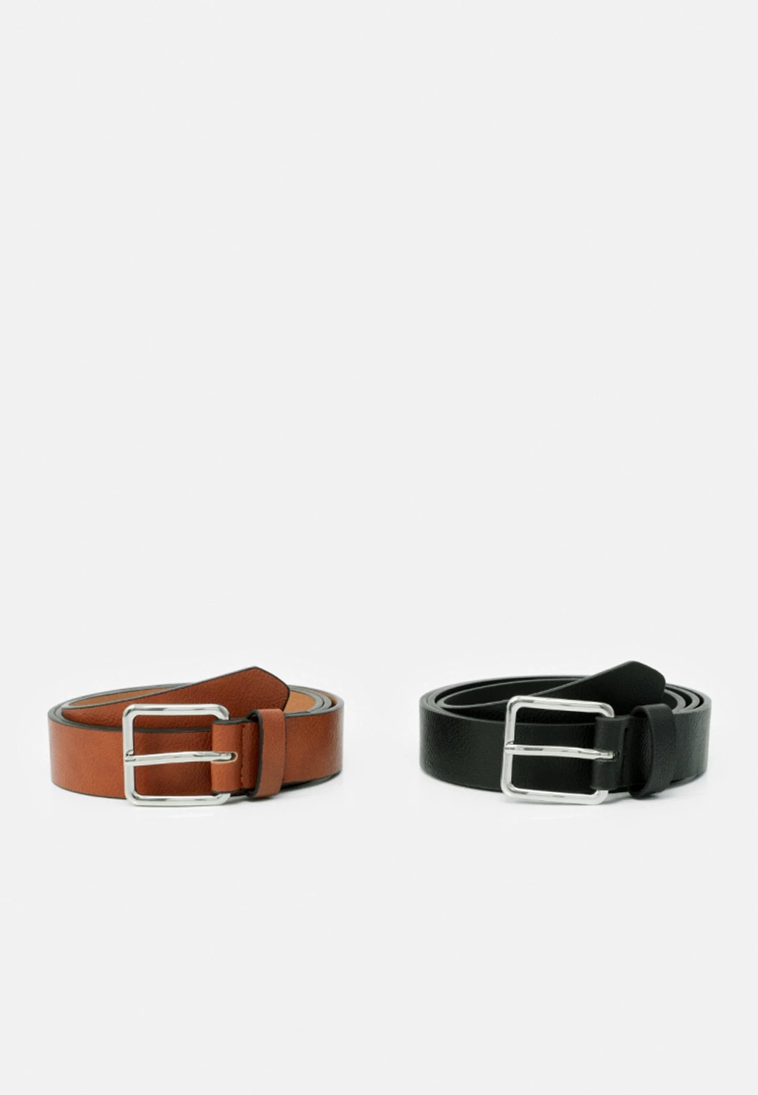 Pier One 2 Pack - Belt - 802 - Black_708 - Cognac 3 Pier One 2 Pack - Belt - 802 - Black_708 - Cognac