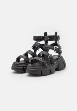 KOI FOOTWEAR Raining Vengeance Charm Platform - Platform Sandals -Fashion Store ada6bd48d92944c2a4d18b07819871d4