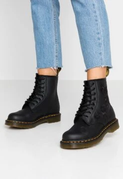 Dr. Martens 1460 Vonda Mono - Lace-Up Ankle Boots - Black 13 Dr. Martens 1460 Vonda Mono - Lace-Up Ankle Boots - Black -Fashion Store ae726cd898e34fc5bcf96469c4cead83