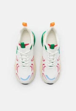 Tory Burch Good Luck Tech Trainer - Trainers - New Ivory/Green/Orange -Fashion Store aee2206afad04ba6ae93015167c39866