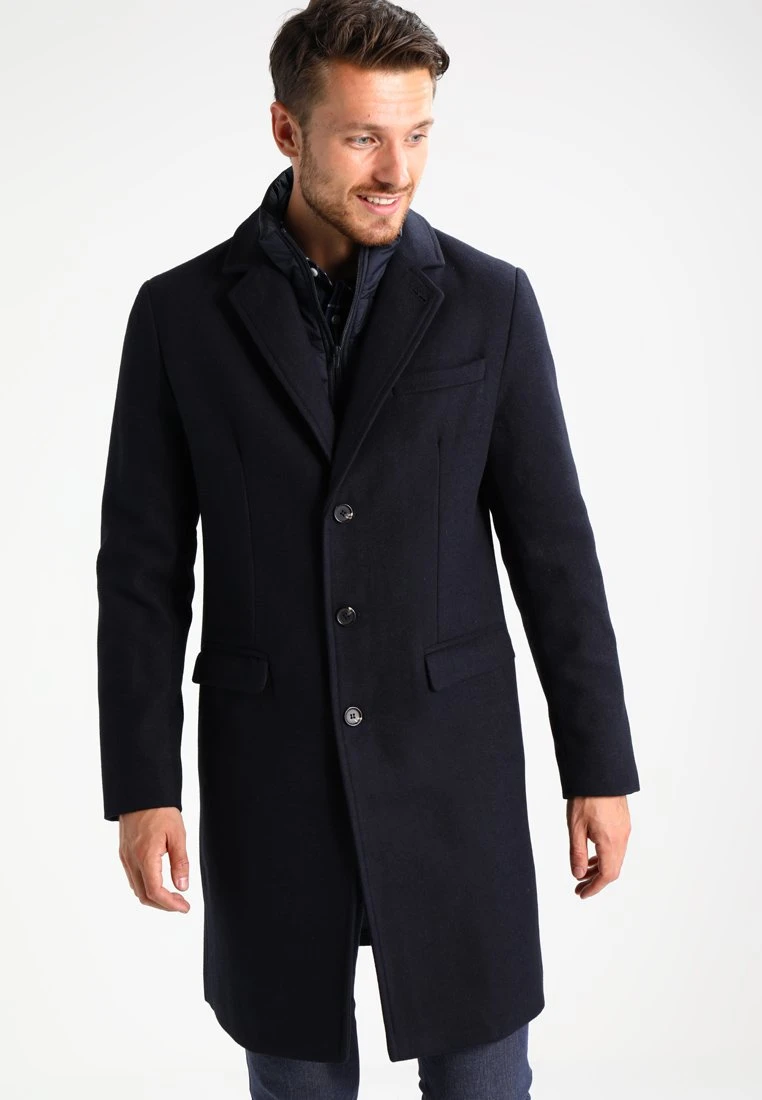 Pier One Classic Coat - Navy 3 Pier One Classic Coat - Navy