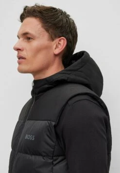 Boss V Hamar1 - Waistcoat - Black One -Fashion Store c72fdce12a8745e8946b2a2bb7310b95