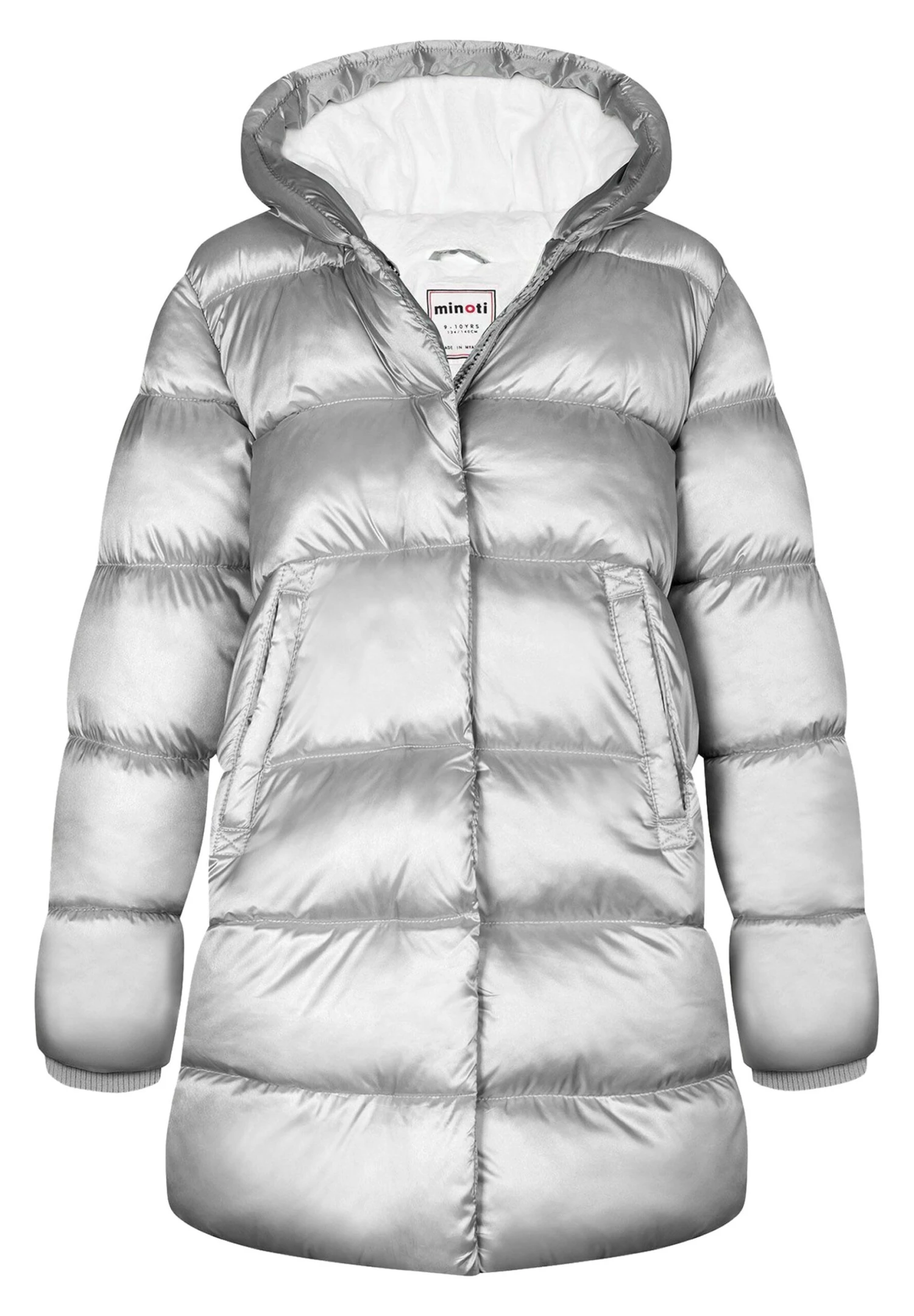 Minoti Winter Coat - Silver 4 Minoti Winter Coat - Silver - Image 2