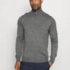 Lyle & Scott Golf Core Zip Mix - Jumper - Mid Grey Marl -Fashion Store cd5f1b59b910410282a681bf92ef754a