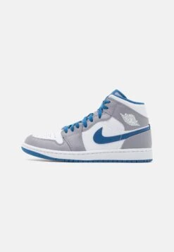 Air Jordan 1 - High-Top Trainers - Cement Grey/White/True Blue