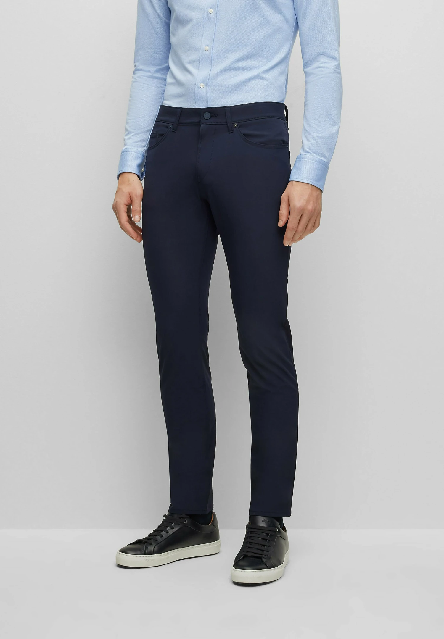 Boss Delaware3 1 20 - Straight Leg Jeans - Dark Blue Four 3 Boss Delaware3 1 20 - Straight Leg Jeans - Dark Blue Four