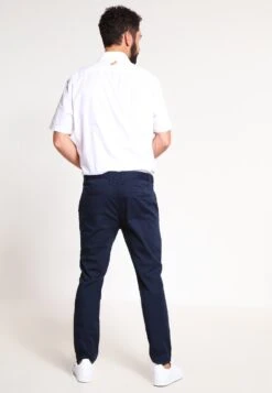 Pier One Chinos - Dark Blue -Fashion Store d781d37eda76425a93e9a0a3b37f56fe