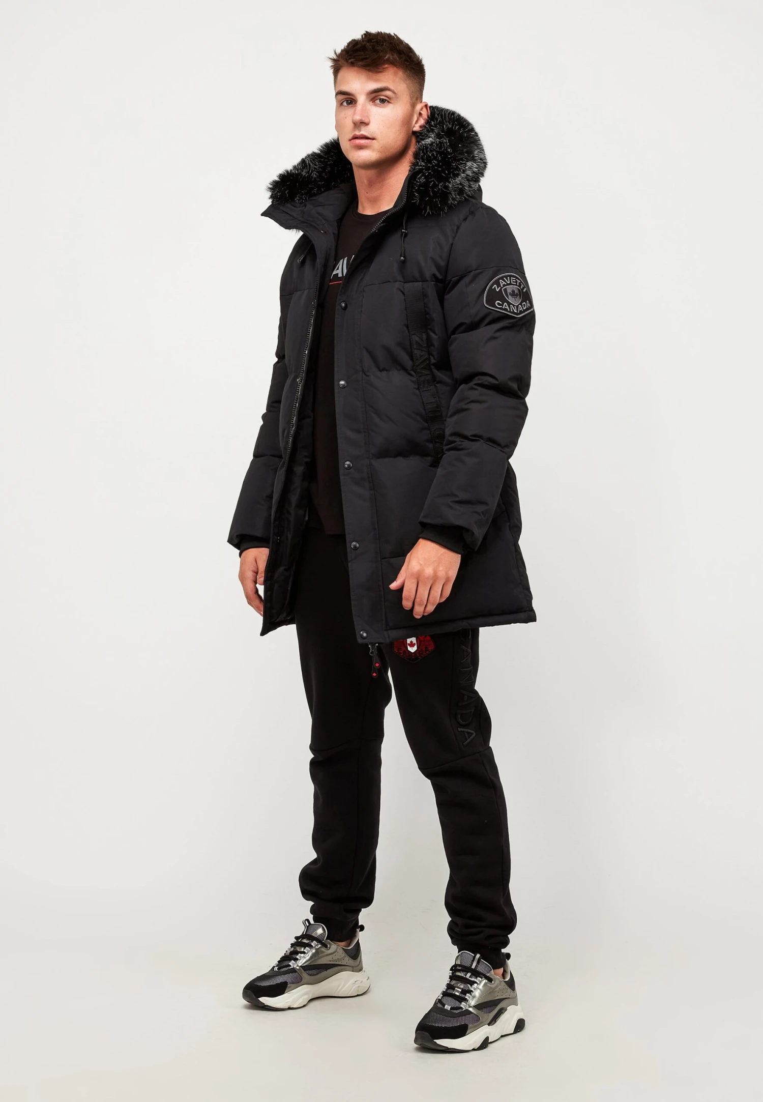 Aylmer Puffer Jacket - Winter Coat - Jet Black 4 Aylmer Puffer Jacket - Winter Coat - Jet Black - Image 2