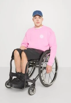 YOURTURN Unisex - Sweatshirt - Pink -Fashion Store da3f95bfc35e4ab1b9c6f6e819f43d94