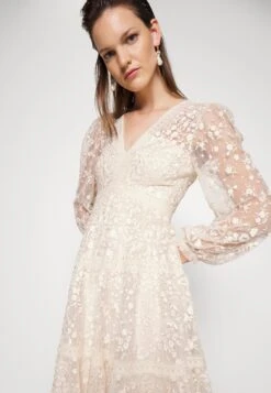 Needle & Thread Celestia Ribbon Mini Dress - Cocktail Dress / Party Dress - Champagne -Fashion Store db77edac6cdc4c34a4a970bee33460b9