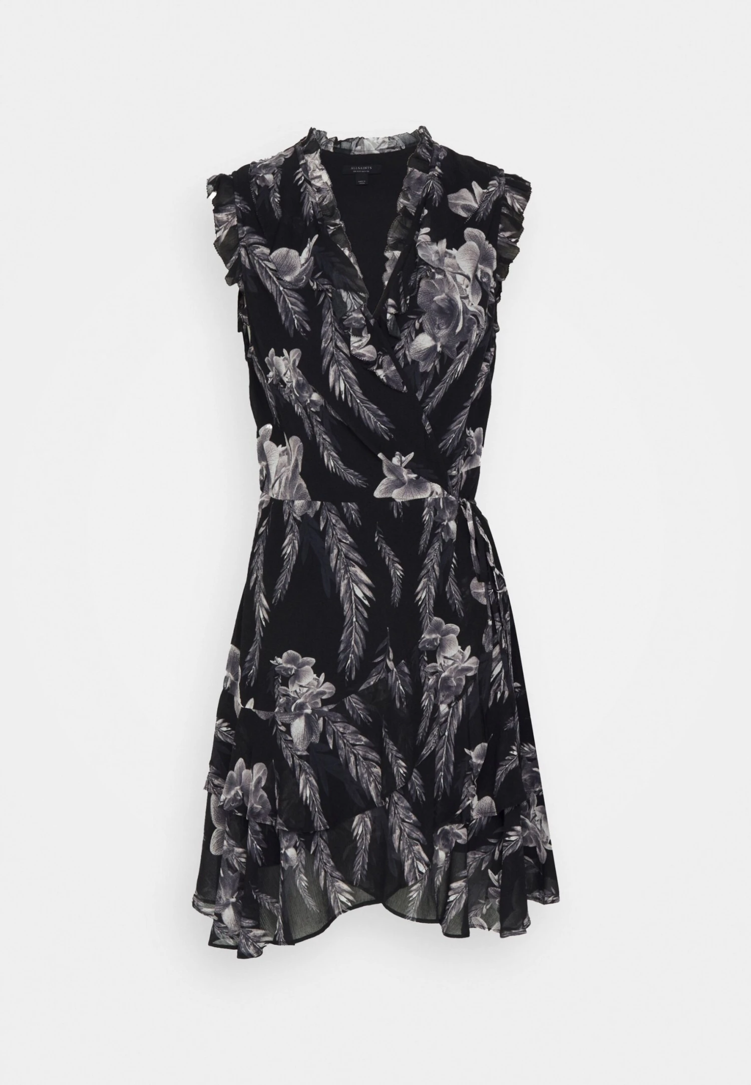 AllSaints Ari Mia Dress - Cocktail Dress / Party Dress - Black 8 AllSaints Ari Mia Dress - Cocktail Dress / Party Dress - Black - Image 6