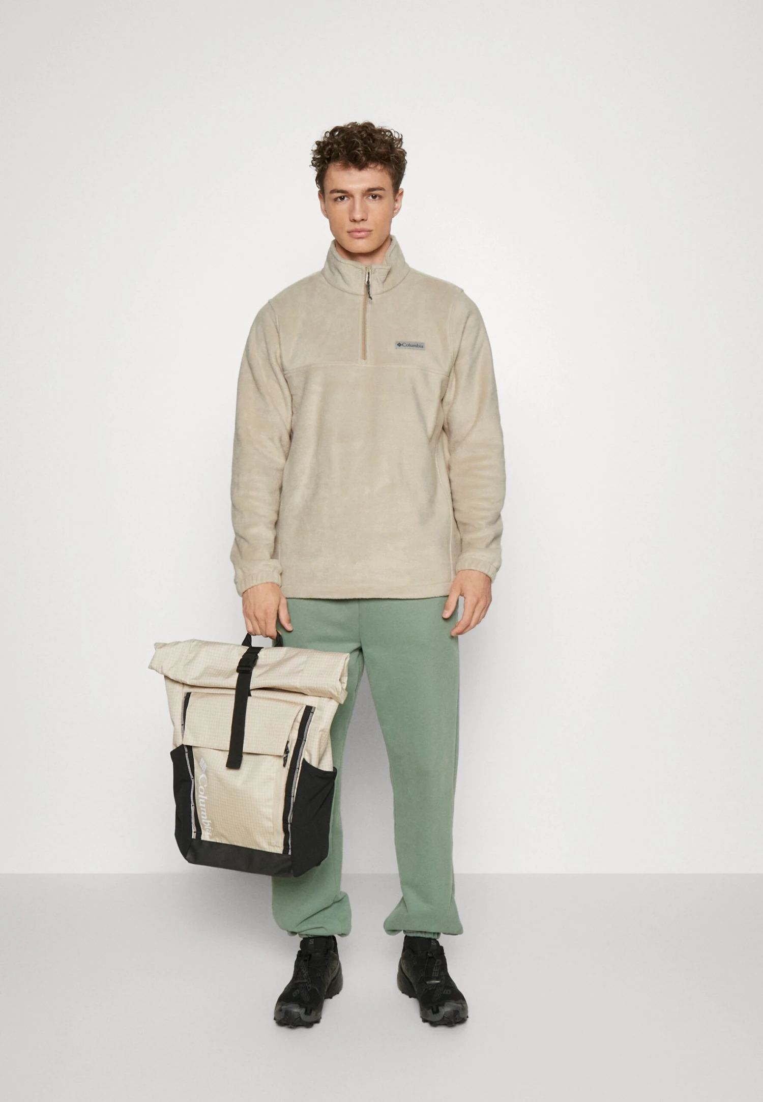 Columbia Steens Mountain™ Half Zip - Fleece Jumper - Ancient Fossil 4 Columbia Steens Mountain™ Half Zip - Fleece Jumper - Ancient Fossil - Image 2