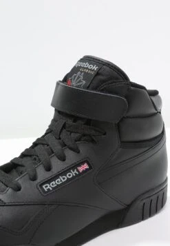 Reebok Classic Ex-O-Fit Leather Shoes - High-Top Trainers - Black -Fashion Store e9b2b11e282544529cb0e7361f1a590e